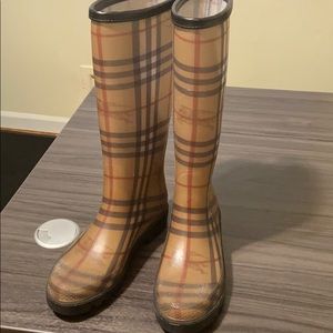 Authentic Burberry Rain boots